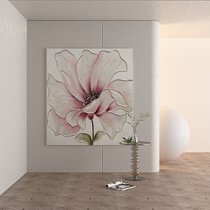 Nordic plant painting decorative painting 3d model