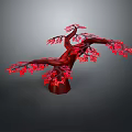 Unique Red Leaf Ornamental Plant With Graceful Branches For Indoor Decor