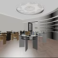 Yeladou Modern Specialty Store Interior With Product Shelves And Display Counter