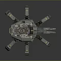 Mech tank mech insect mech spider crab machine crab mechanical crab mech crab 3d model