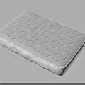 Premium White Mattress Featuring Modern Diamond Stitching And Comfortable Soft Surface