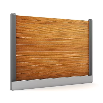 Wooden Railing Fence Landscape Wall Landscape Wall 3d model Wooden Railing Fence Landscape Wall Landscape Wall 3d model