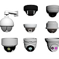 Security surveillance camera camera combination 3d model