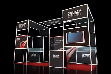 Exhibition Design Booth Design Stage Design Dance Design Display Design 3d model