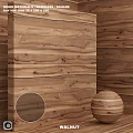 Wooden Component With Natural Wood Grain And Decorative Wooden Ball
