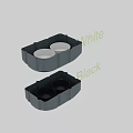 Double Head Gray Downlight Spotlight With Durable Housing And LED Lighting