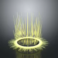 Illuminant Light Source Yellow Light Source 3d model