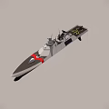 stealth cruiser 3d model