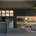 Spacious Bright Restaurant Interior With Large Windows Outside Trees And Neatly Arranged Tables Chairs