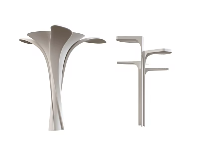 Modern special-shaped column modeling column decorative column art modeling column 3d model