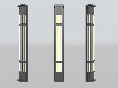 Chinese-style wall lamp 3d model