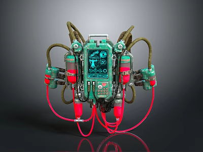 Jet Backpack Science Fiction Backpack Flying Backpack Booster Military Backpack Military Backpack Military Backpack Military Backpack 3d model