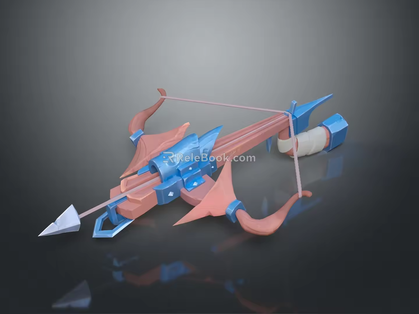 Crossbow Mechanical Crossbow Shift Bow and Arrow Shoot Far Equipment Weapons High-tech Crossbow 3d model