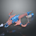Crossbow Mechanical Crossbow Shift Bow and Arrow Shoot Far Equipment Weapons High-tech Crossbow 3d model
