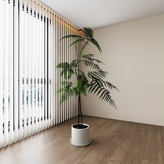 potted plant 3d model