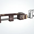Modern Entrance Gate Design With Canopy Glass Doors And Metal Frames