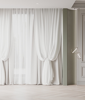 Curtains 3d model