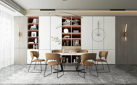 Modern Restaurant 3d model