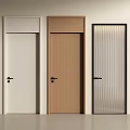 Modern Interior Swing Doors With Various Design Styles And Materials