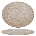 Modern Round Carpet Carpet 3d model