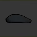 Sleek Dark Colored Wireless Mouse With Modern Ergonomic Design For Computers