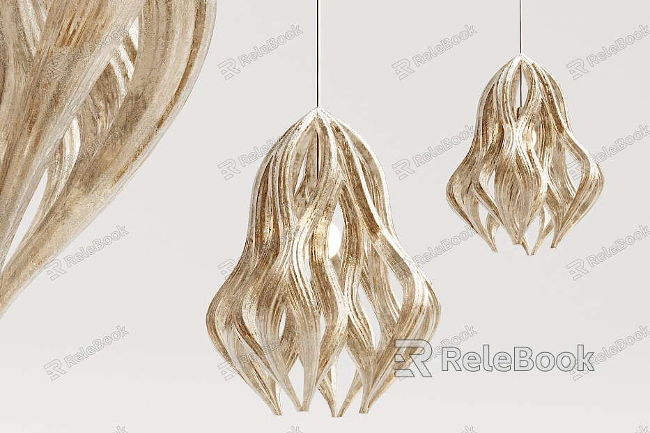 Post-modern chandelier metal glass chandelier model