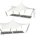 Equipment outdoor tent 3d model