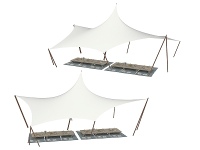 Equipment outdoor tent 3d model