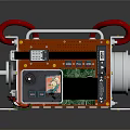 Modern Clock Clock Accurate Clock Accurate Clock Bomb Time Bomb 3d model