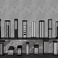 Modern Outdoor Lights With Various Metal Frame Designs And Warm Illumination
