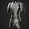 Medieval Steel Armor Chest Plate With Adjustable Straps And Protective Design