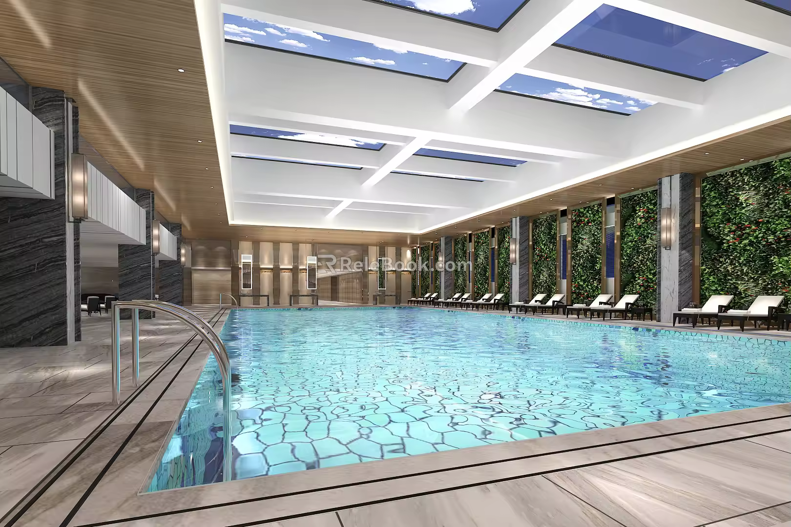 Modern Swimming Pool 3d model