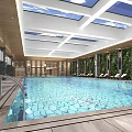 Modern Swimming Pool 3d model