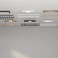 Modern Clothes Hangers in Different Colors with Metal Hooks and Stylish Design