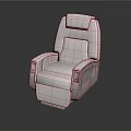 Modern Airplane Interior Seat Design With Comfortable Cushion And Ergonomic Armrest