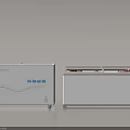 White Double Compartment Freezer For Commercial Frozen Food Storage With Efficient Cooling System