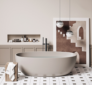 Modern Bathtub 3d model