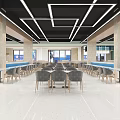 University cafeteria University cafeteria Staff cafeteria 3d model