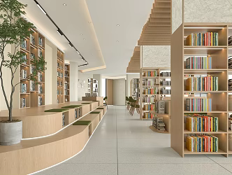 Library 3d model