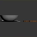 Essential Kitchen Utensils Set with Wooden Cutting Board Spoon Fork and White Bowls Plates