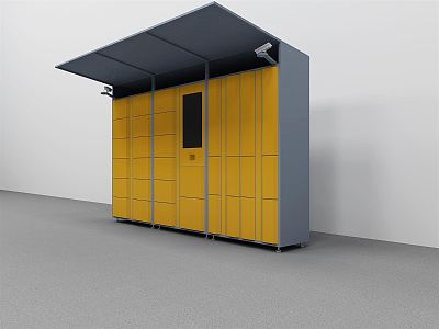 Modern Express Cabinet Cainiao Post Station Express Box Intelligent Express Station Fengchao Cabinet Delivery Box Self-service Express Box 3d model