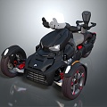 Modern Toy Car All-terrain Vehicle Four-wheeler Beach Car 3d model