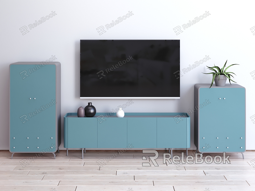 Modern TV Cabinet Simple TV Cabinet model