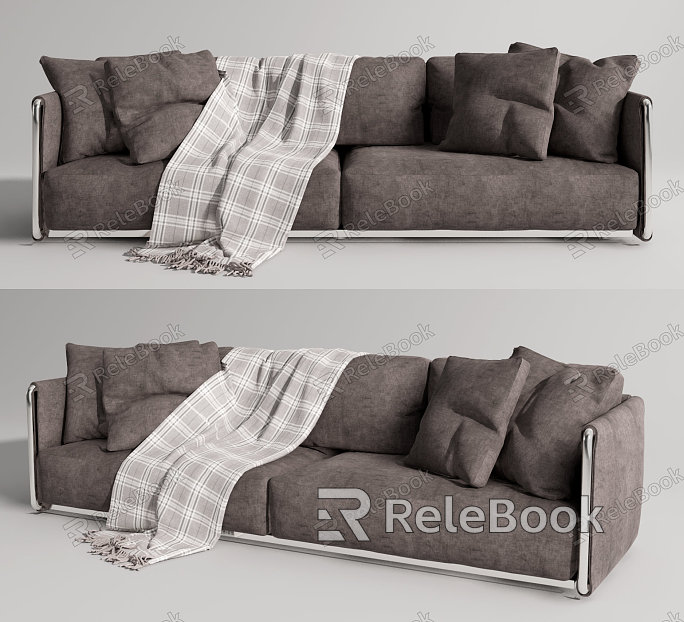 Modern double sofa model