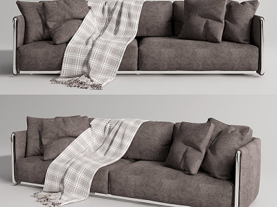 Modern double sofa model