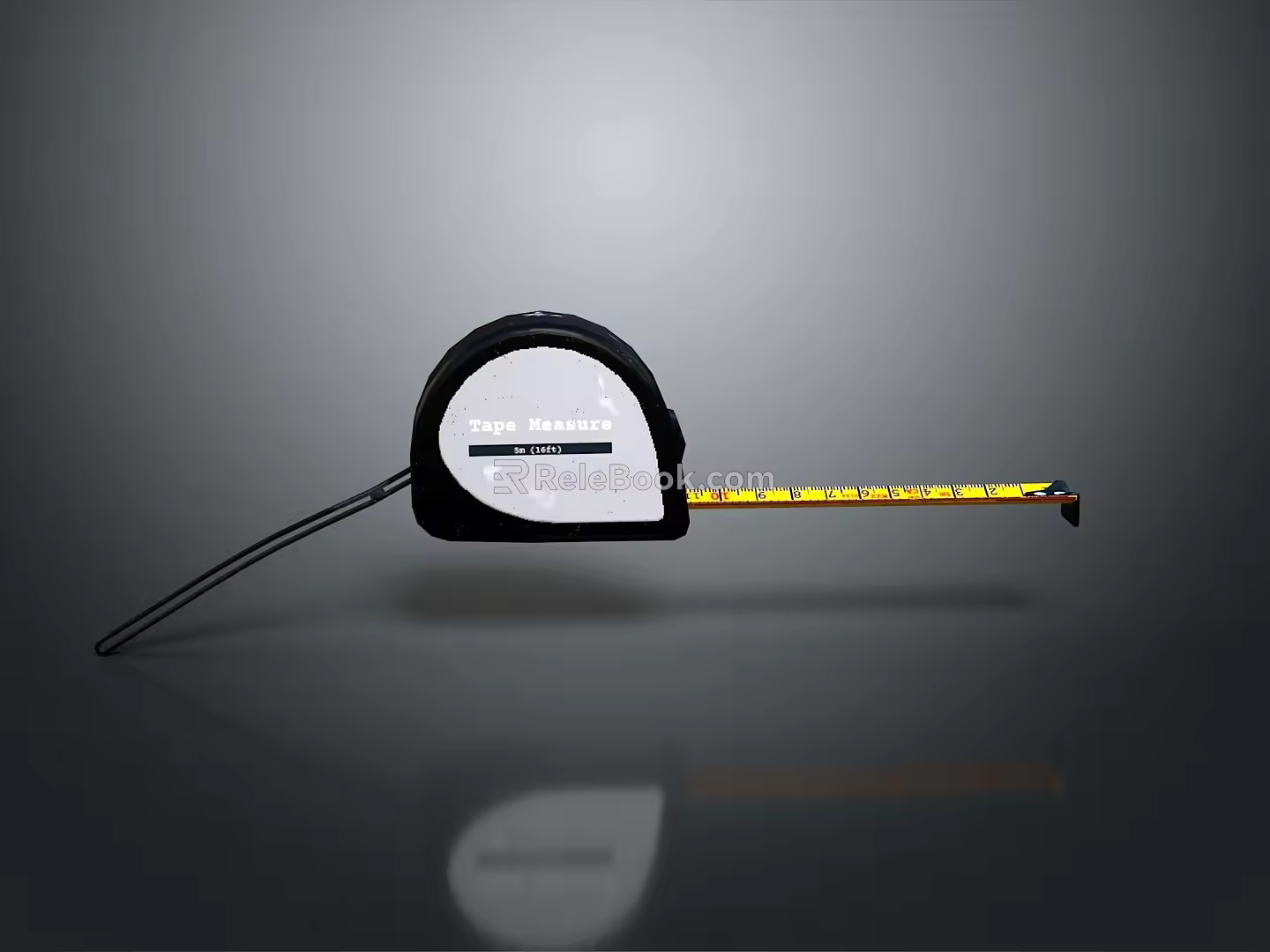Tape ruler iron tape measure tool measuring tool 3d model