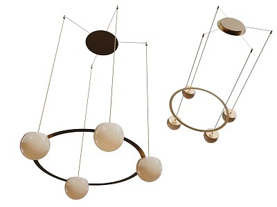 Modern Chandelier Art Chandelier Spherical Chandelier 3d model