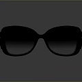 Fashionable Black Sunglasses With Sleek Frame And Gradient Lenses For Trendy Style