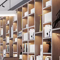 Modern Public Office Space Interior Design With Desks Computers Chairs Plants And Bookshelves