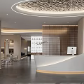 Modern Beauty Hair Salon Interior Design With Stylish Chairs Large Mirrors And Ambient Lighting
